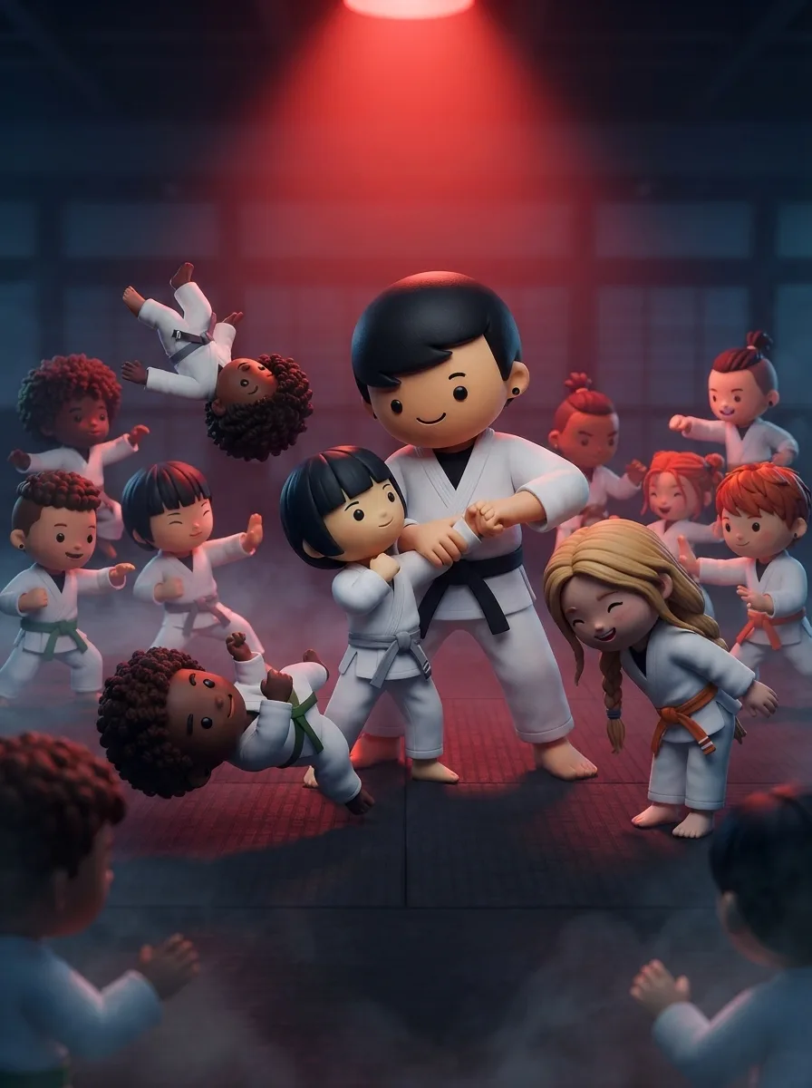 Capa: 50 Dinâmicas para Jiu-Jitsu Infantil